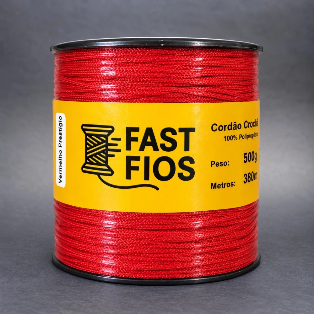 Fio Náutico 3mm - 500g - Vermelho Prestígio
