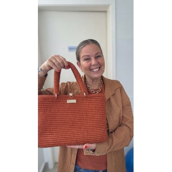 Kit com 3 carretéis para fazer as bolsas: Musa e Conexão – Fios + 2 Videoaulas (Links das Aulas Abaixo)