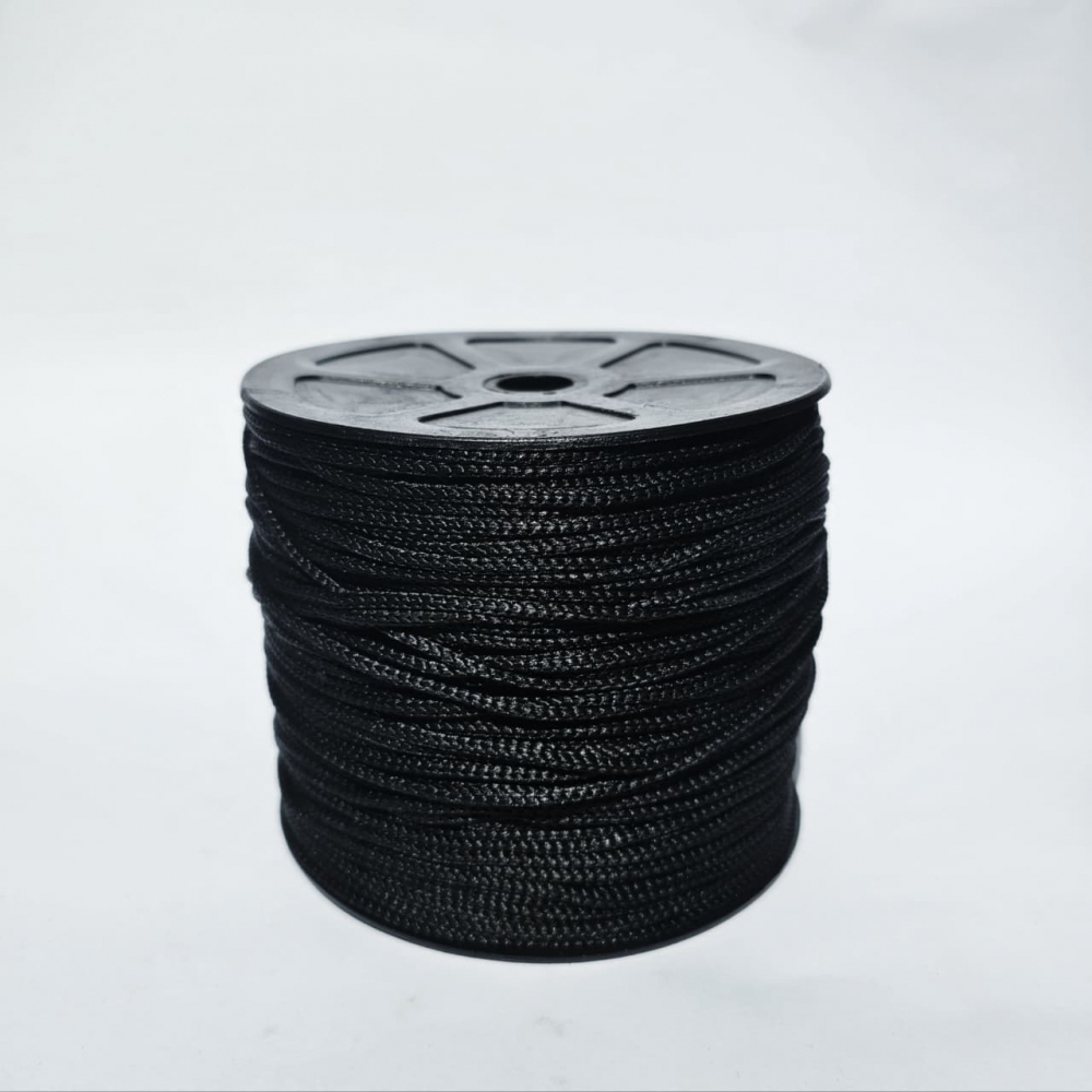 Fio Náutico 3mm - 500g - PROMOÇÃO - PRETO