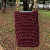 Carretel + Vídeo Receita para criar Capinha/Case para Celular (Link da Aula Abaixo) - BORDO