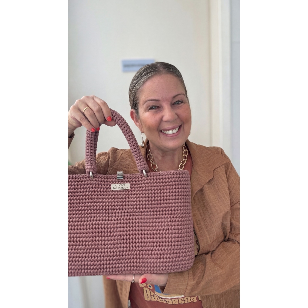 Kit com 2 Carretéis para fazer a Bolsa Conexão – Fios + Videoaula (Link da Aula Abaixo) - ROSE GOLD