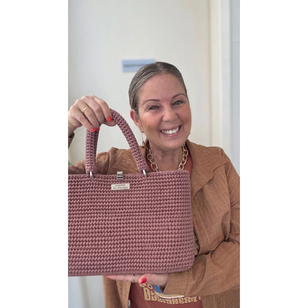 Kit com 2 Carretéis para fazer a Bolsa Conexão – Fios + Videoaula (Link da Aula Abaixo) - ROSE GOLD