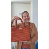 Kit com 2 Carretéis para fazer a Bolsa Conexão – Fios + Videoaula (Link da Aula Abaixo) - TERRACOTA