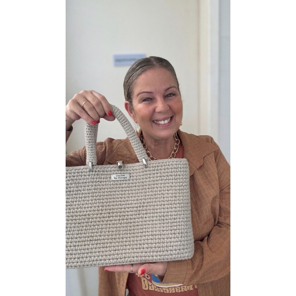 Kit com 3 carretéis para fazer as bolsas: Musa e Conexão – Fios + 2 Videoaulas (Links das Aulas Abaixo) - ALUMINIO