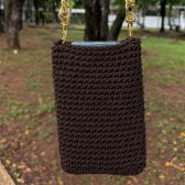 Carretel + Vídeo Receita para criar Capinha/Case para Celular (Link da Aula Abaixo) - MARROM CAFE