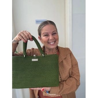 Kit com 3 carretéis para fazer as bolsas: Musa e Conexão – Fios + 2 Videoaulas (Links das Aulas Abaixo)