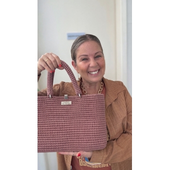 Kit com 3 carretéis para fazer as bolsas: Musa e Conexão – Fios + 2 Videoaulas (Links das Aulas Abaixo)