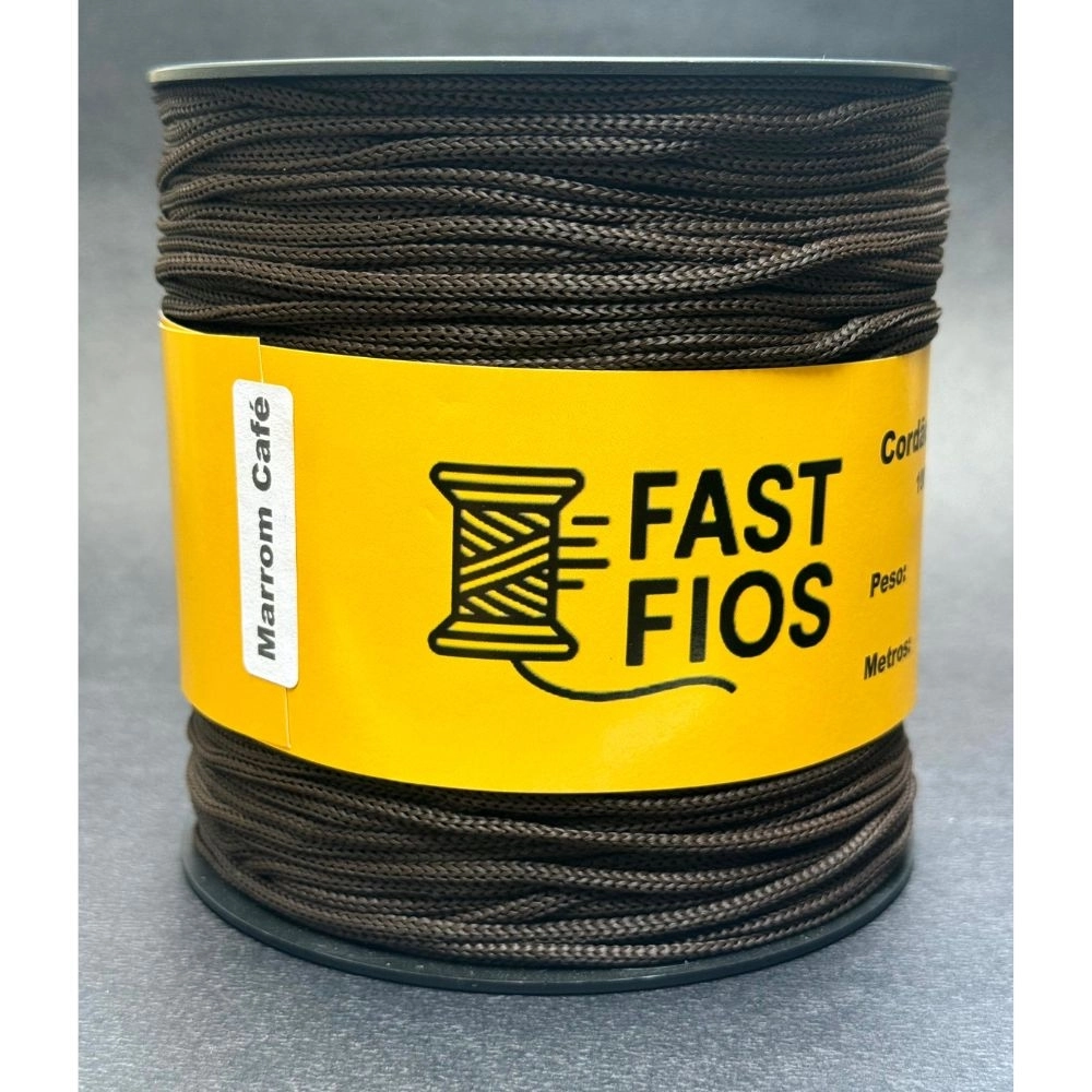 Fio Náutico 3mm - 500g - Marrom Café